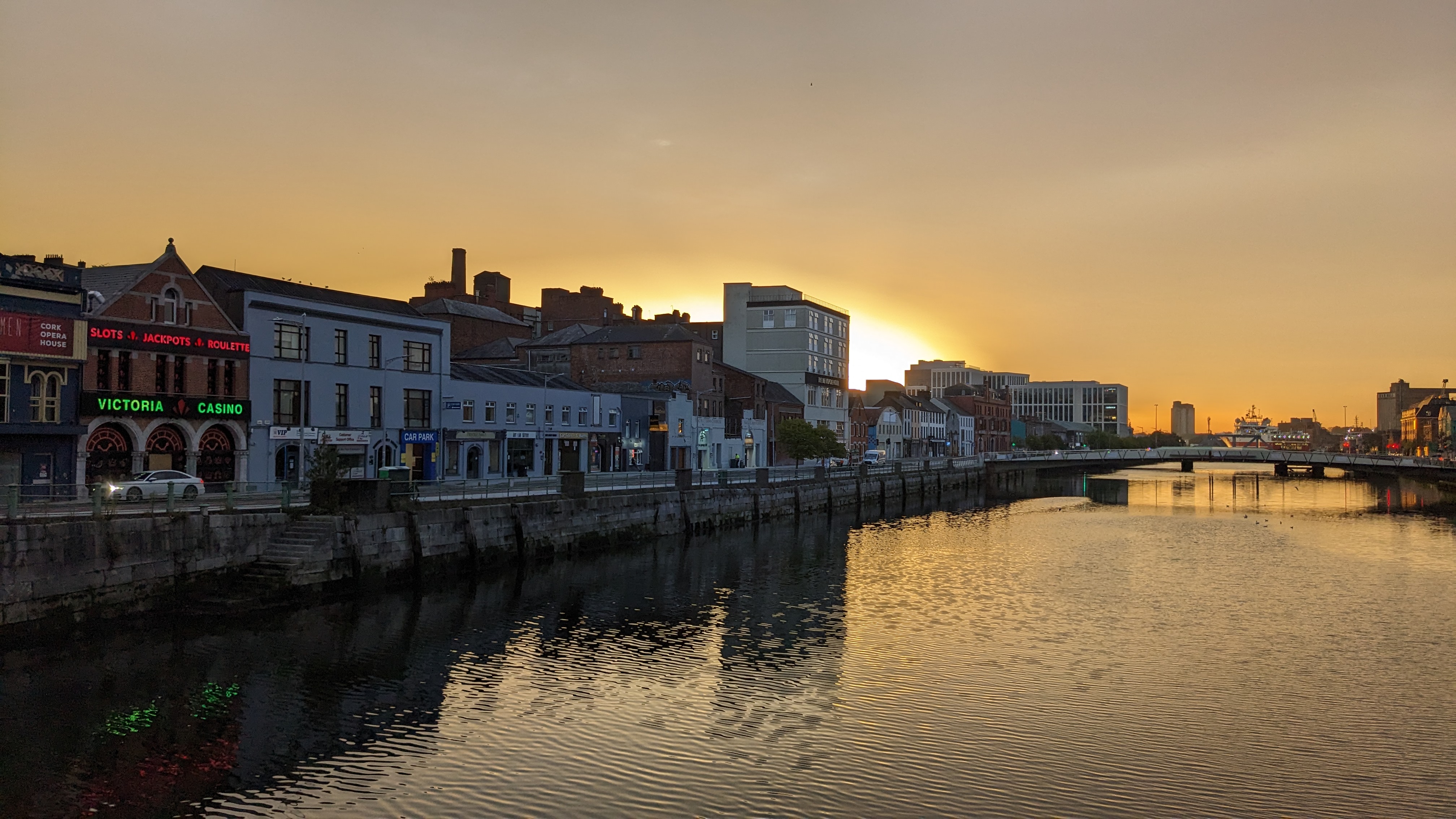 Cork by sunset